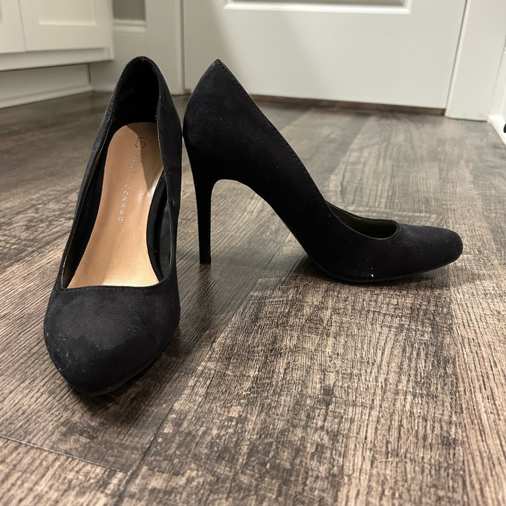 LC Lauren Conrad Black Stiletto Heels